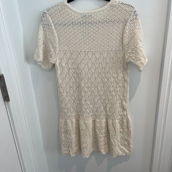 ZARA CREAM MINI DRESS NWT 4331/080/251 - Picture 9 of 9